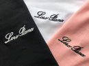 Camiseta Loro Piana Preta/Branca/Rosa