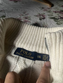 Suéter Quarter Zip Tricotado