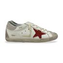 Tenis Super-Star Branco/Vermelho/Cinza Golden Goose