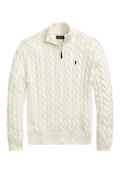 Suéter Quarter Zip Tricotado