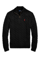 Suéter Quarter Zip Tricotado